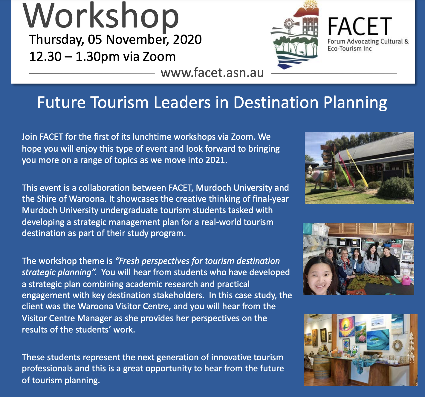 Future Tourism Leaders in Destination Planning
